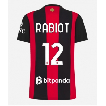 AC Milan Adrien Rabiot #12 Maglia Gara Casa Repliche 2026-27 Donna Maniche Corte
